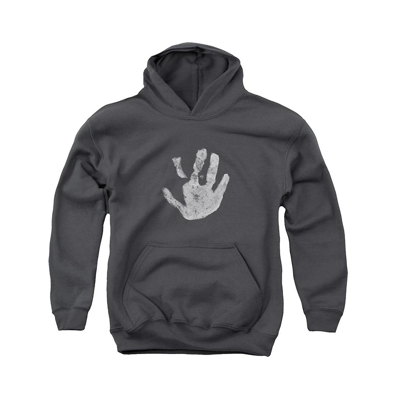 Lord Of The Rings Youth White Hand Pull Over Hoodie / Hooded Sweatshirt