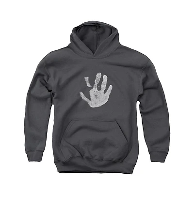 Lord Of The Rings Youth White Hand Pull Over Hoodie / Hooded Sweatshirt
