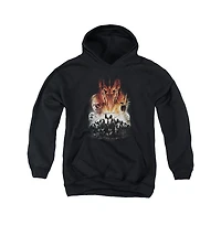 Lord Of The Rings Youth Evil Rising Pull Over Hoodie / Hooded Sweatshirt