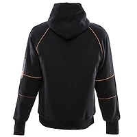 RefrigiWear Men's HiVis PolarForce Pullover Sweatshirt - High Visibility Insulated Hoodie with Kangaroo Pocket
