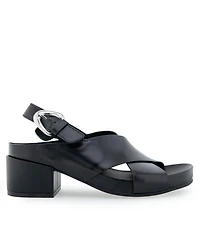 Aerosoles Women's Chrystie Buckle Block Heel Sandals