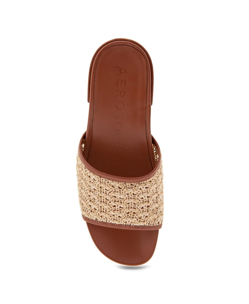 Aerosoles Women's Clark Slip-On Chucky Heel Sandals