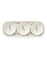 Portmeirion Sophie Conran Lavandula 4 Piece Bowl And Tray Set