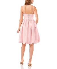 1.state Women's Gingham Bubble Hem Dress