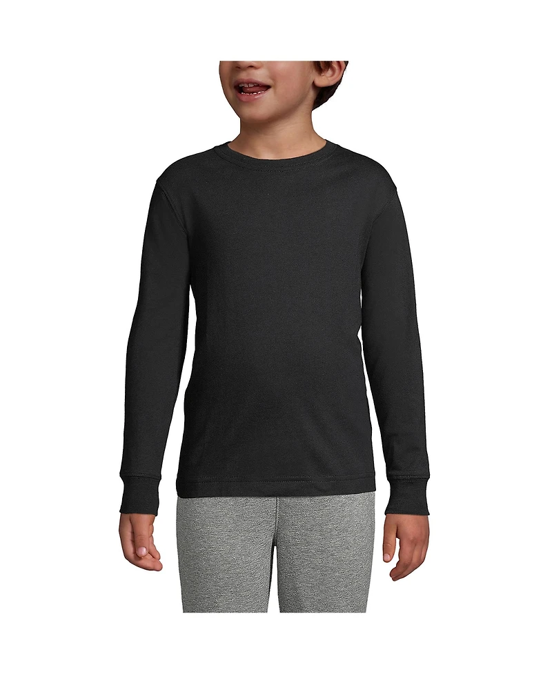 Lands' End Boys Long Sleeve Essential T-shirt