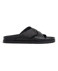 Bruno Magli Men's Bologna Leather Crisscross Sandals