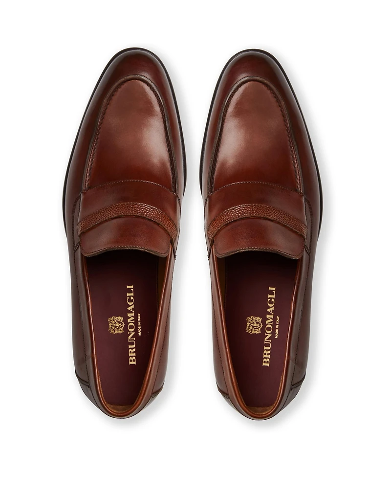 Bruno Magli Men's Silvestro Leather Penny Loafers