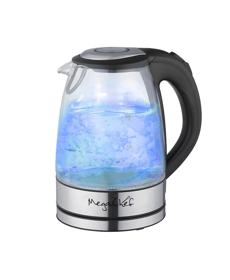 MegaChef 1.7 Quart Glass Electric Tea Kettle