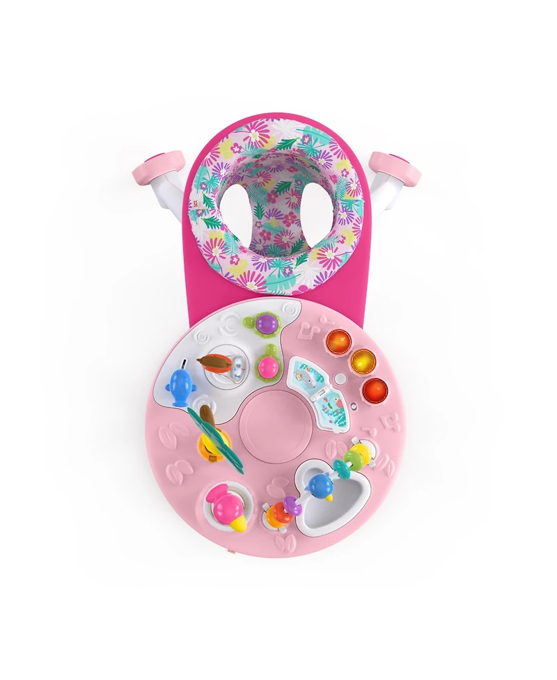 Bright Starts Around We Go 2-in-1 Walk-Around Activity Center Table - Tropic Cool