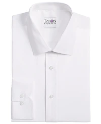 Tayion Collection Men's Slim-Fit Gold Trim Solid Dress Shirt