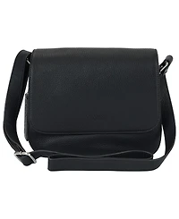 Mancini Pebble Alison Leather Crossbody Handbag