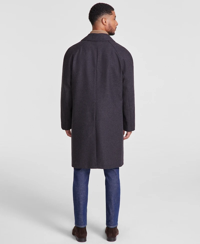 Michael Kors Men's Classic-Fit Check Overcoat