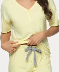 Felina Women's Jessie 2 Pc. Jersey Knit Lounge Set