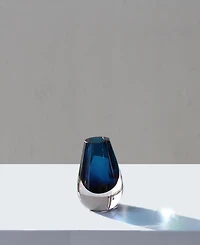 Vivience Blue Glass Bud Vase