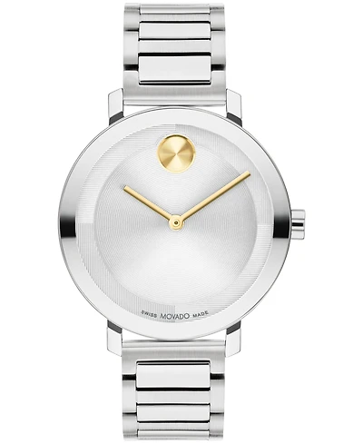 Movado Women Bold Evolution 2.0 Swiss Quartz Stainless Steel 34mm Watch