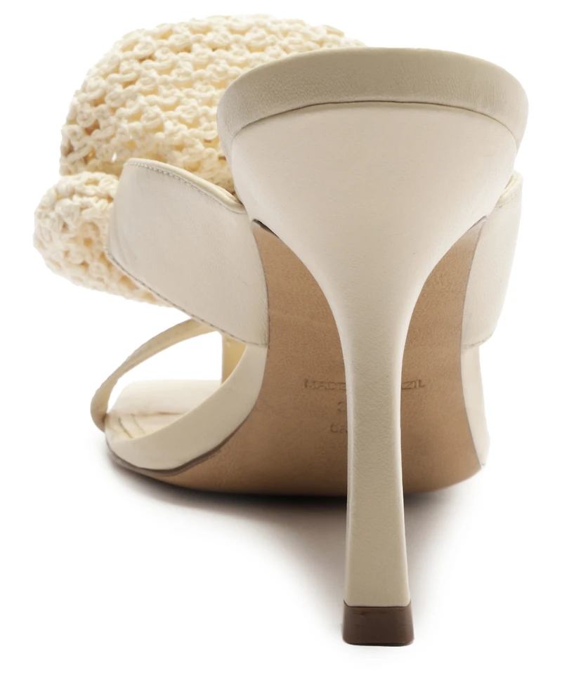 Arezzo Women's Isla Flower High Stiletto Sandals