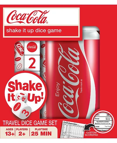 Masterpieces Officially Licensed Coca-Cola Shake It Up Dice Game
