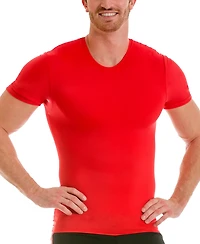 Instaslim Men's Compression Activewear Short Sleeve Crewneck T-shirt