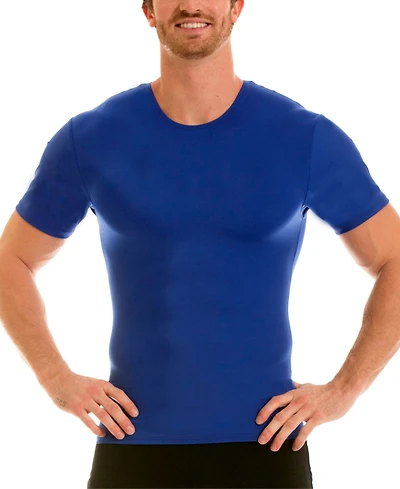 Instaslim Men's Compression Activewear Short Sleeve Crewneck T-shirt
