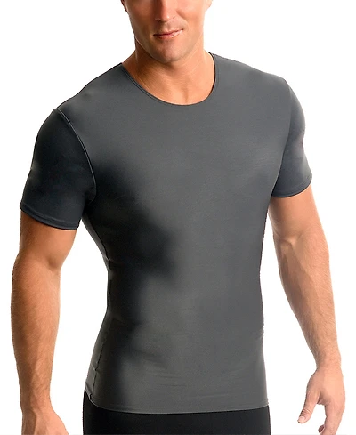 Instaslim Men's Compression Activewear Short Sleeve Crewneck T-shirt