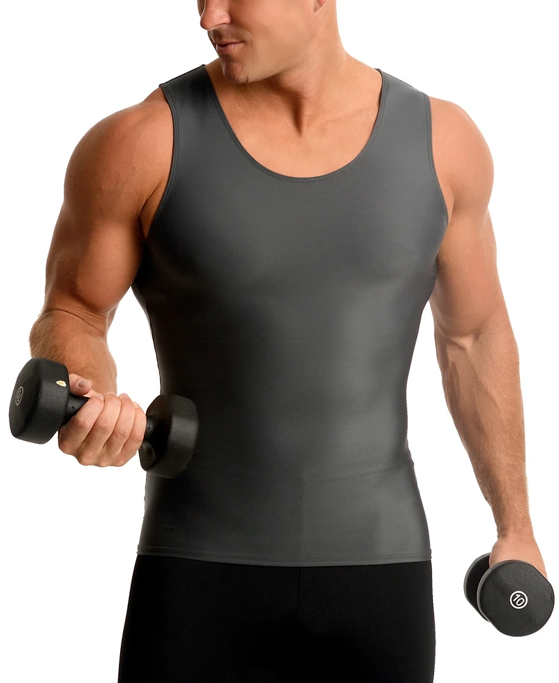 Instaslim Men's Compression Activewear Muscle Tank Top
