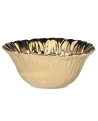 Certified International Gold Coast 3-d Set of 4 Sunflower Ice Cream Bowls
