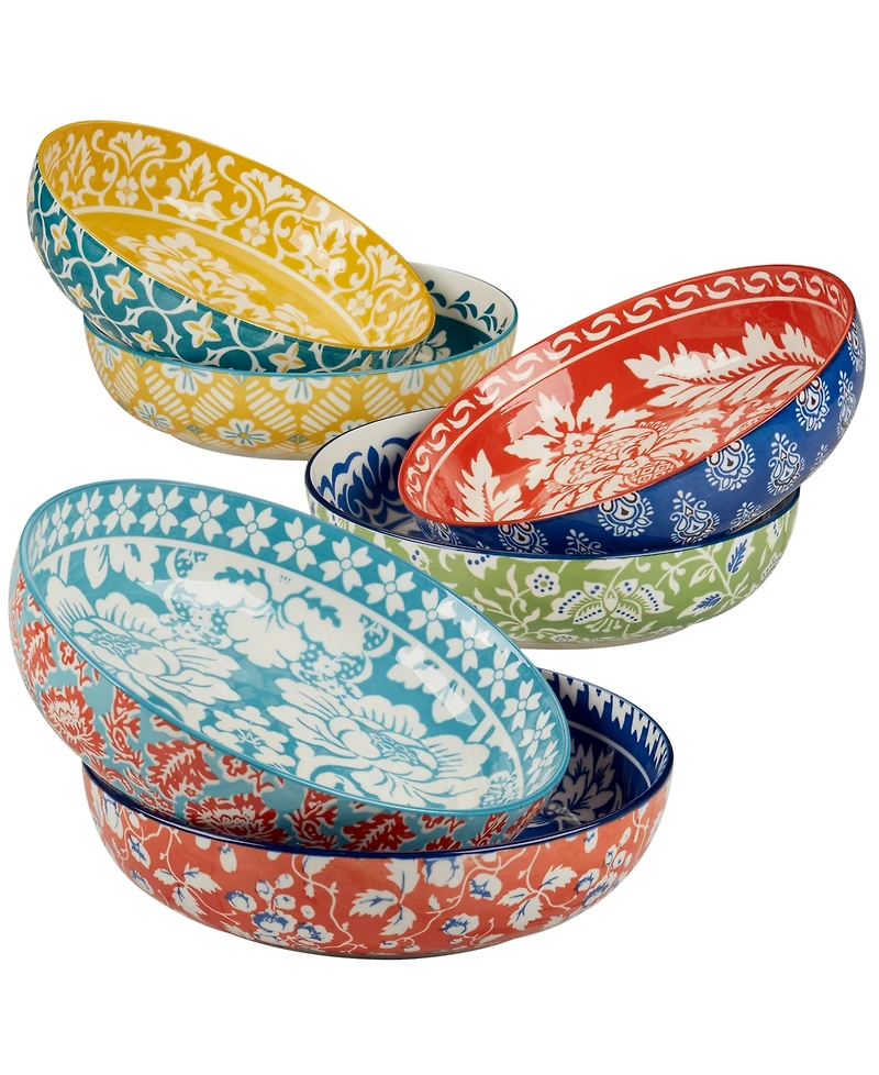 Certified International Panache Soup or Pasta Bowls, Set of 6