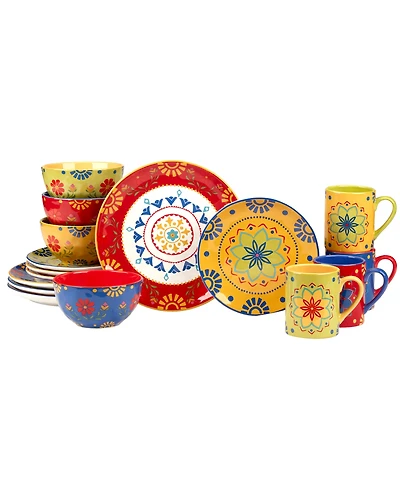 Certified International Spice Love 16Pc Dinnerware Set, Service for 4