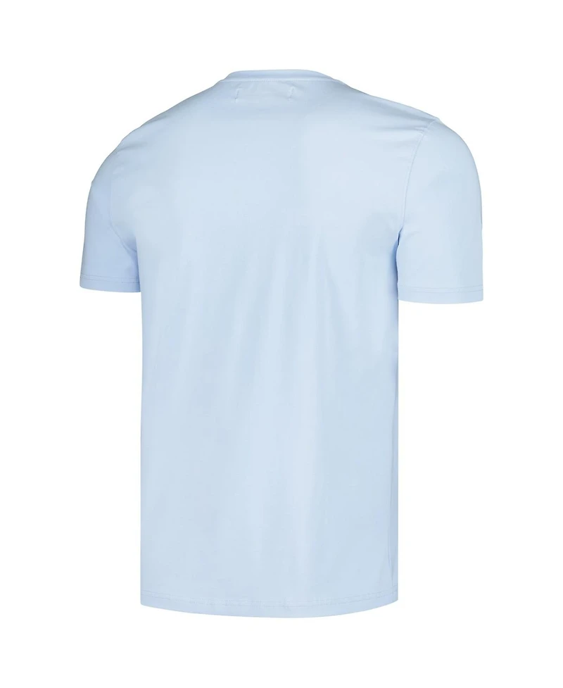 Men's and Women's Freeze Max Light Blue Garfield Ask Me If I Care T-shirt
