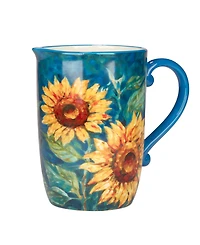 Certified International Golden Sunflowers Pitcher