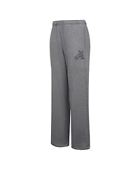 Women's Pro Standard Heather Charcoal Alabama Crimson Tide Tonal Neutral Relaxed Fit Fleece Sweatpants