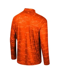 Men's Colosseum Orange Syracuse Orange Carson Raglan Quarter-Zip Jacket