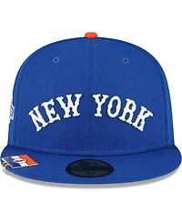 Men's New Era Royal York Yankees City Flag 59FIFTY Fitted Hat