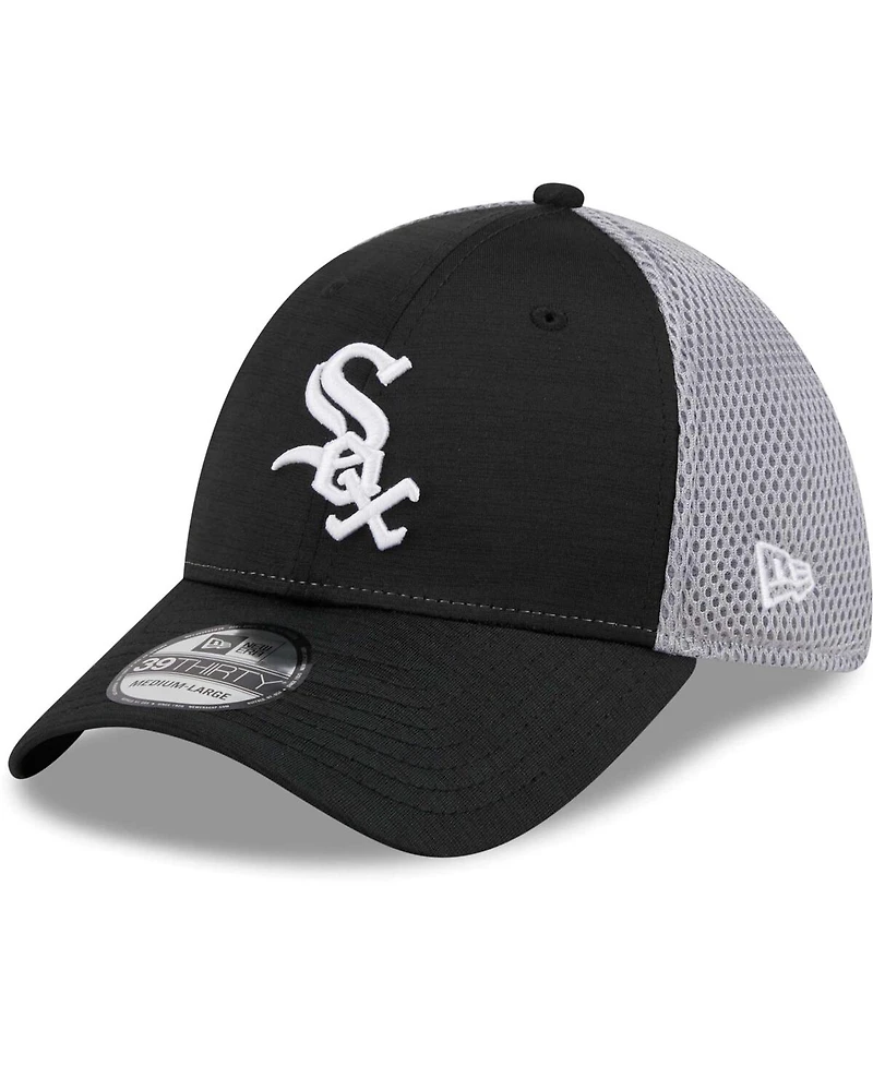 Men's New Era Black Chicago White Sox Neo 39THIRTY Flex Hat