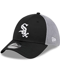 Men's New Era Black Chicago White Sox Neo 39THIRTY Flex Hat