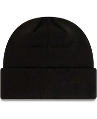 Youth Boys and Girls New Era Black Manchester United Wordmark Cuffed Knit Hat