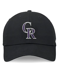 Men's Nike Black Colorado Rockies Evergreen Club Adjustable Hat