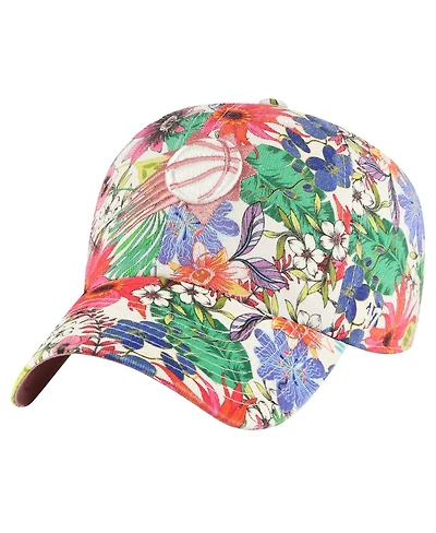 Women's '47 Brand Cream Phoenix Suns Pollinator Clean Up Adjustable Hat
