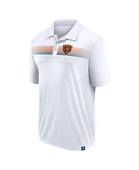 Men's Fanatics White Chicago Bears Victory For Us Interlock Polo Shirt