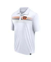 Men's Fanatics White Cincinnati Bengals Victory For Us Interlock Polo Shirt