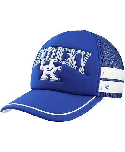 Men's '47 Brand Royal Kentucky Wildcats Sideband Trucker Adjustable Hat
