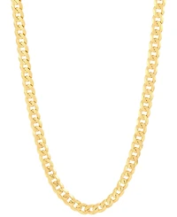 Italian Gold Polished Solid Curb Link 22" Chain Necklace (5-1/2mm) in 10k Gold