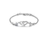 Hollywood Sensation I Love You Bracelet with Cubic Zirconia