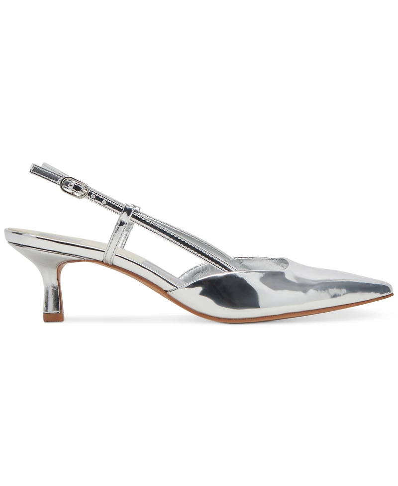 Dolce Vita Women's Odela Pointed-Toe Slingback Kitten-Heel Pumps