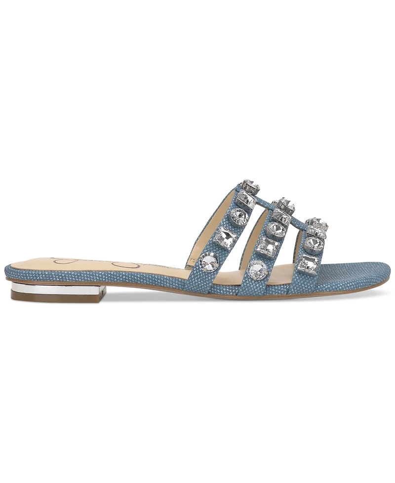 Jessica Simpson Detta Crystal Embellished Slide Sandals