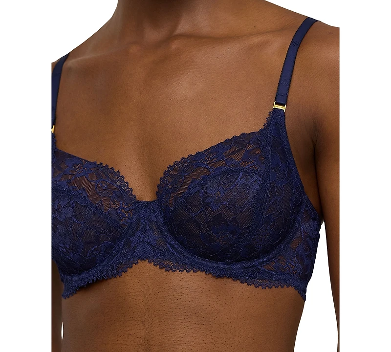 Lauren Ralph Women's Unlined Lace Full Coverage Bra 4L0026