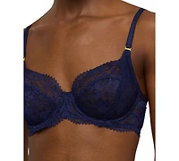Lauren Ralph Women's Unlined Lace Full Coverage Bra 4L0026
