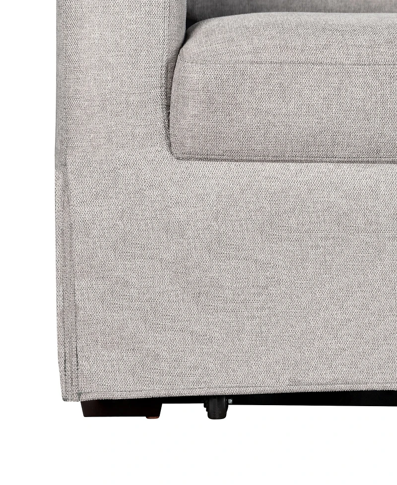 Serta 90.6" W Polyester Harley Convertible Sofa