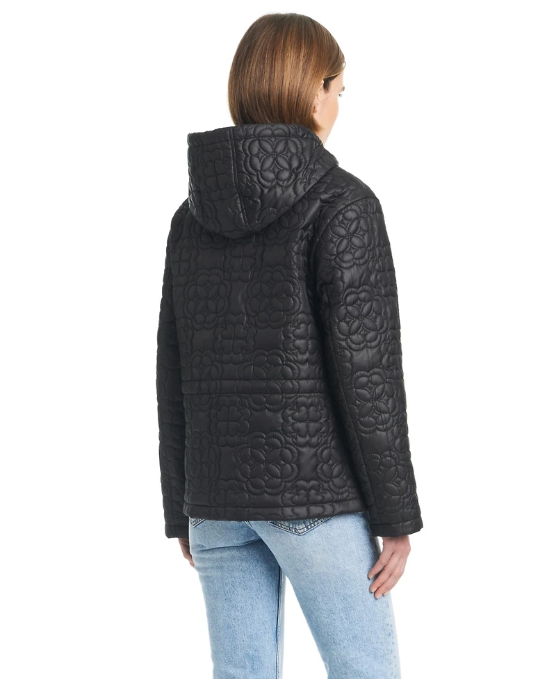 kate spade new york Women's Signature Zip-Front Water-Resistant Quilted Jacket