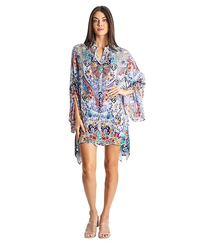 La Moda Clothing Women's Short Overshirt